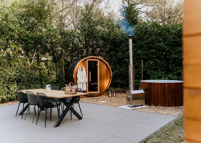Romantisch Wellness Boshuisje Met Sauna & Hottub Meijel photo